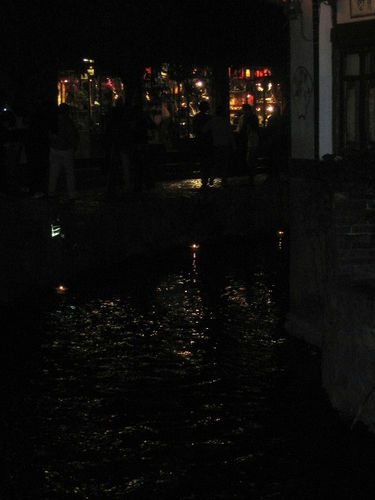 Tons of candles are sent down the waterways that flow through Old Lijiang, a wonderful site.